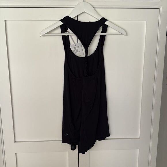Pure Barre x Tavi Active Twisted Racerback XS – “Barre So Hard” Black Tank NWT - Picture 4 of 11